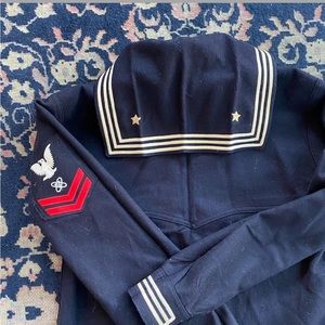*On hold* Navy wool sailor collar jacket